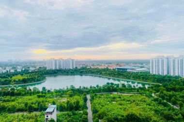 Bán Kiot Thanh Hà B1.4 HH01A diện tích 37,96m2, mặt tiền 4,3 m, view vườn hoa, nhìn đường 30m